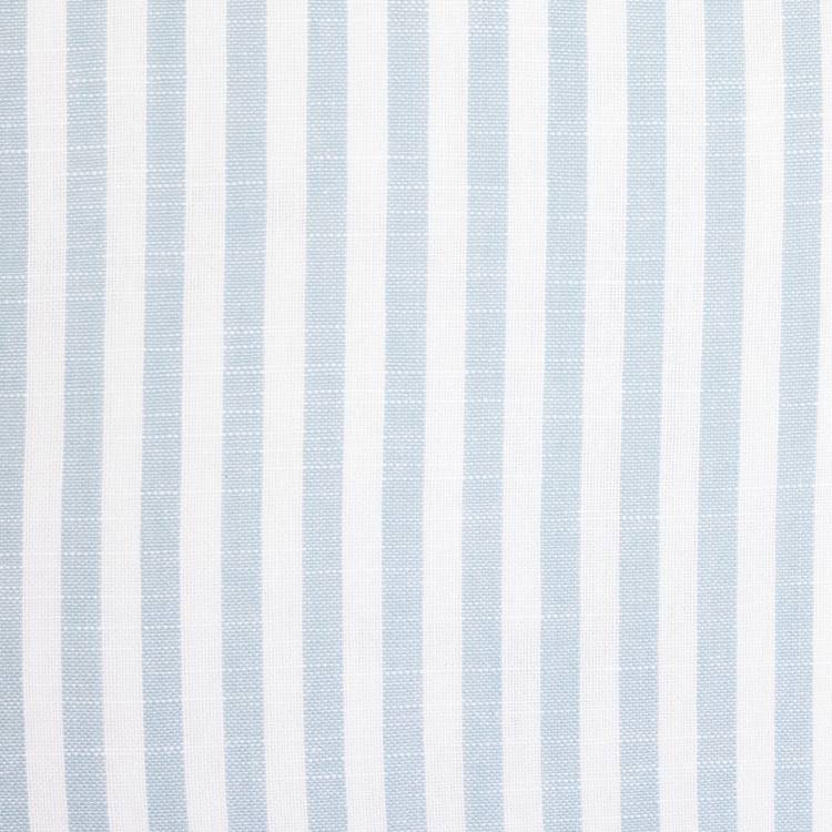 Habitat blue stripe ruffle cushion 43x43cm (British brand)