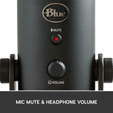 Blue Yeti USB streaming microphone black, UK version