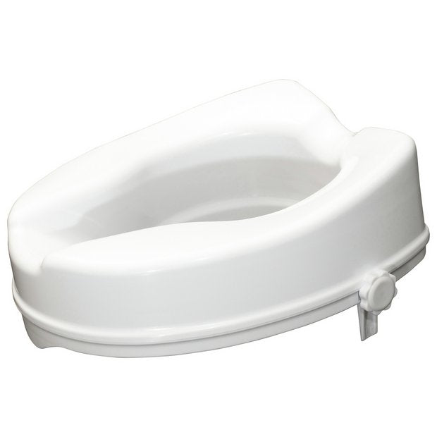 Aidapt raised toilet seat 4 inch, UK version
