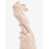 Bulgari B.zero1 18kt white gold diamond ring, UK version
