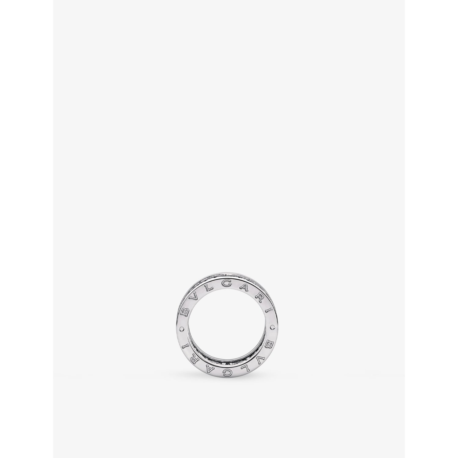 Bulgari B.zero1 18kt white gold diamond ring, UK version