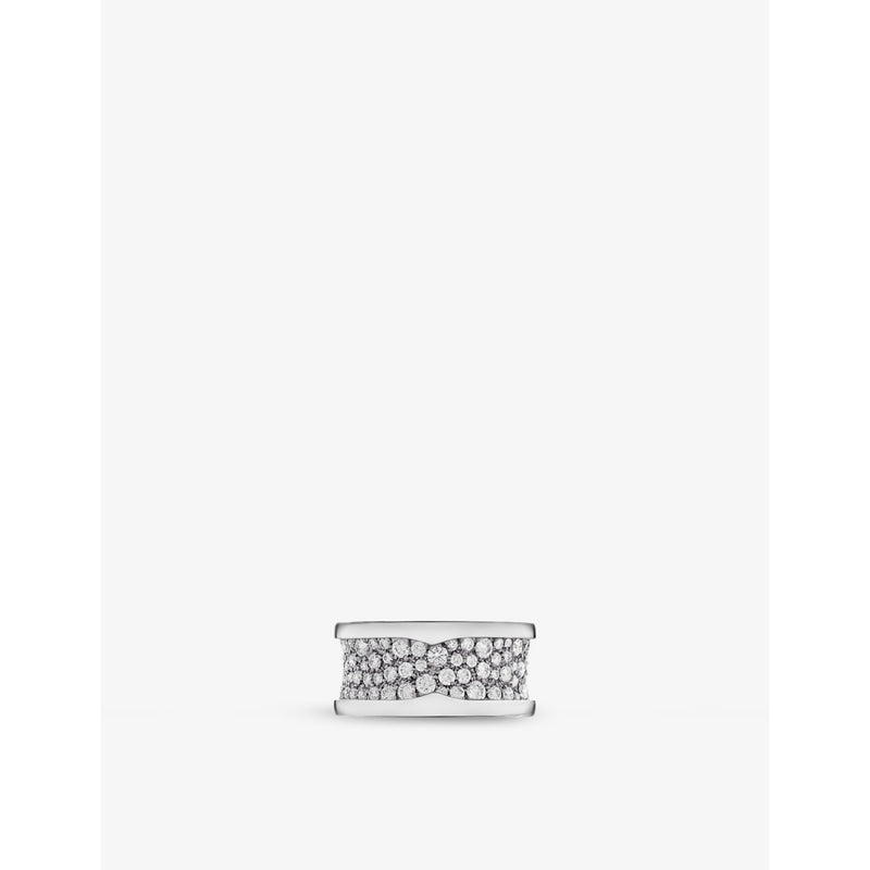 Bulgari B.zero1 18kt white gold diamond ring, UK version