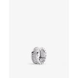 B.zero1 18kt white gold and diamond ring - 53mm