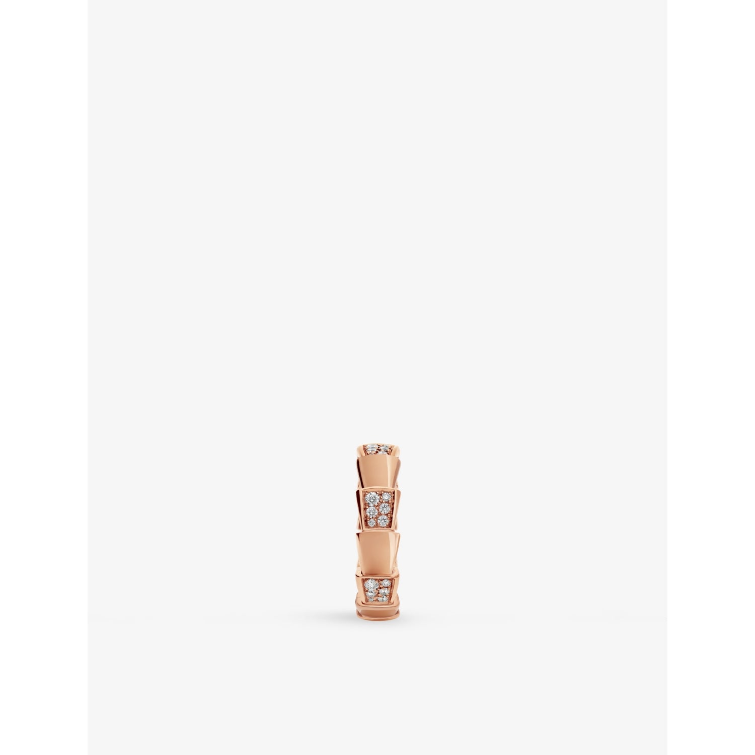 Bulgari Serpenti ring 18ct rose gold with diamonds, UK version