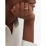 Bvlgari Serpenti Viper diamond ring 18ct rose gold, UK version