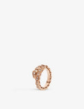 Bvlgari Serpenti Viper diamond ring 18ct rose gold, UK version