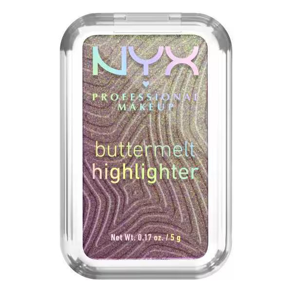 NYX Professional Makeup Buttermelt Highlighter Butta Black, imported from the UK