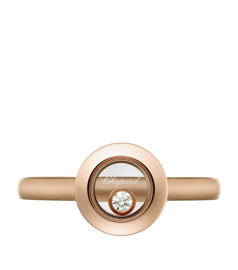 Chopard Happy Diamonds Icons rose gold ring, imported from the UK