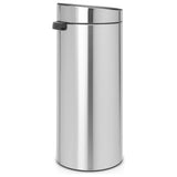 Brabantia Touch Bin Matt Steel 30L, imported from the UK