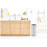 Brabantia Touch Bin Matt Steel 30L, imported from the UK