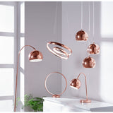 Argos Home Curva Floor Lamp - Copper
