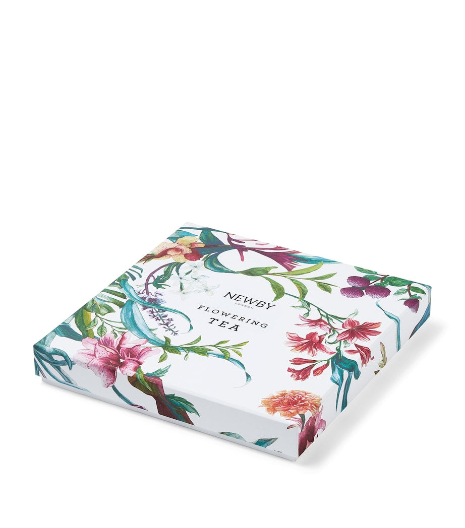 Newby flowering tea set with five blends 110g, imported from the UK