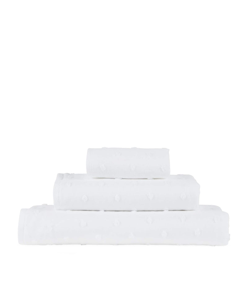 Uchino Zero Twist Gauze Dots bath towel 70cm x 140cm (British brand)