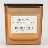 French Connection Autumn Range Apricot & Peach candle 220g, UK version