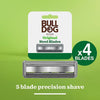 Bulldog replacement razor blades four pack - British product
