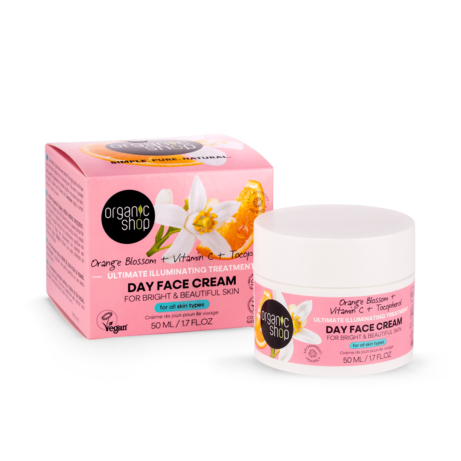Organic Shop Orange Blossom face cream 50ml (British brand)