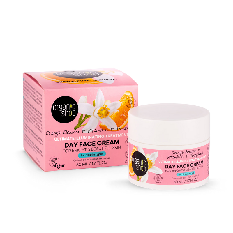 Organic Shop Orange Blossom face cream 50ml (British brand)