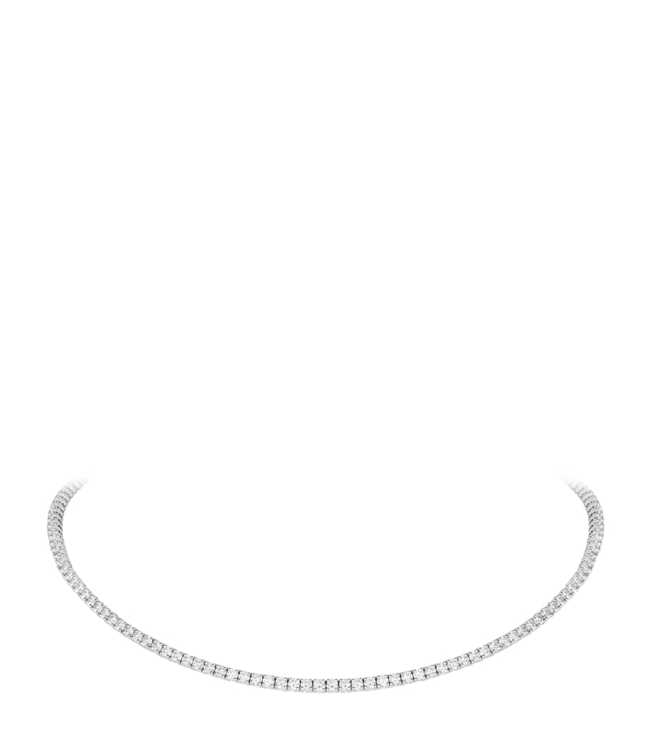 Boucheron white gold and diamond necklace (British brand)