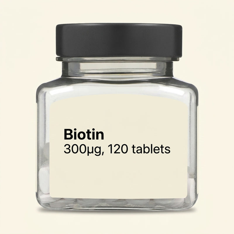 Holland & Barrett Biotin 120 Tablets 300ug - 1000 ug 60 Tablets