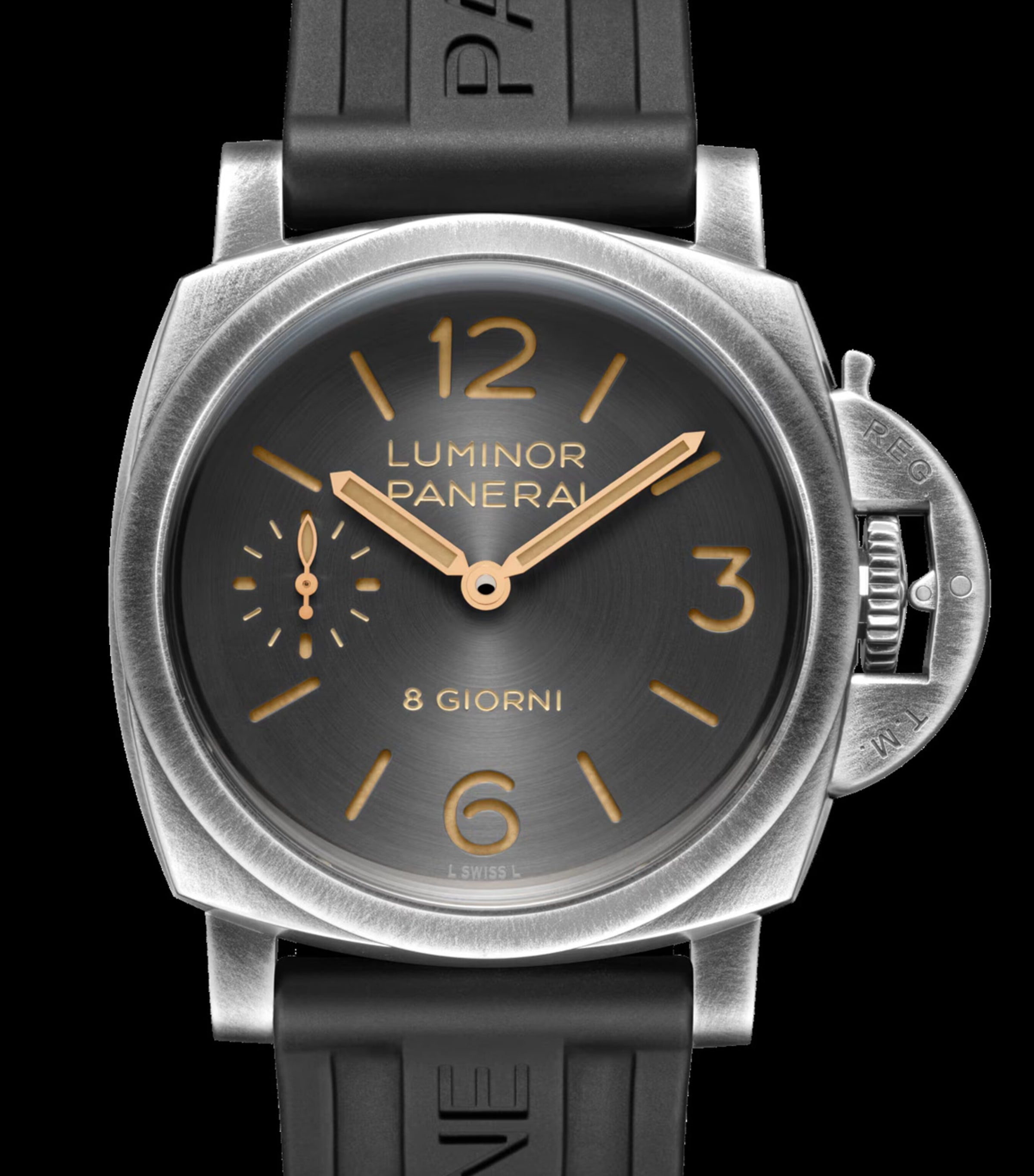 Panerai Luminor 8 Giorni watch 44mm, UK version