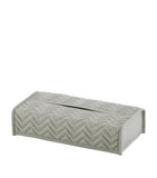 Riviere herringbone quilted rectangular box Italian leather - British product