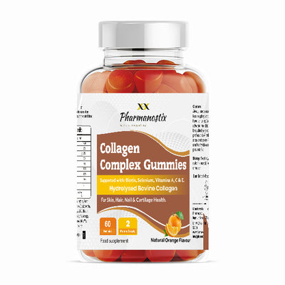 Superdrug Pharmanostix Collagen Complex Hydrolysed Collagen Gummy Supplement 60 Gummies- Buy online at McGrocer