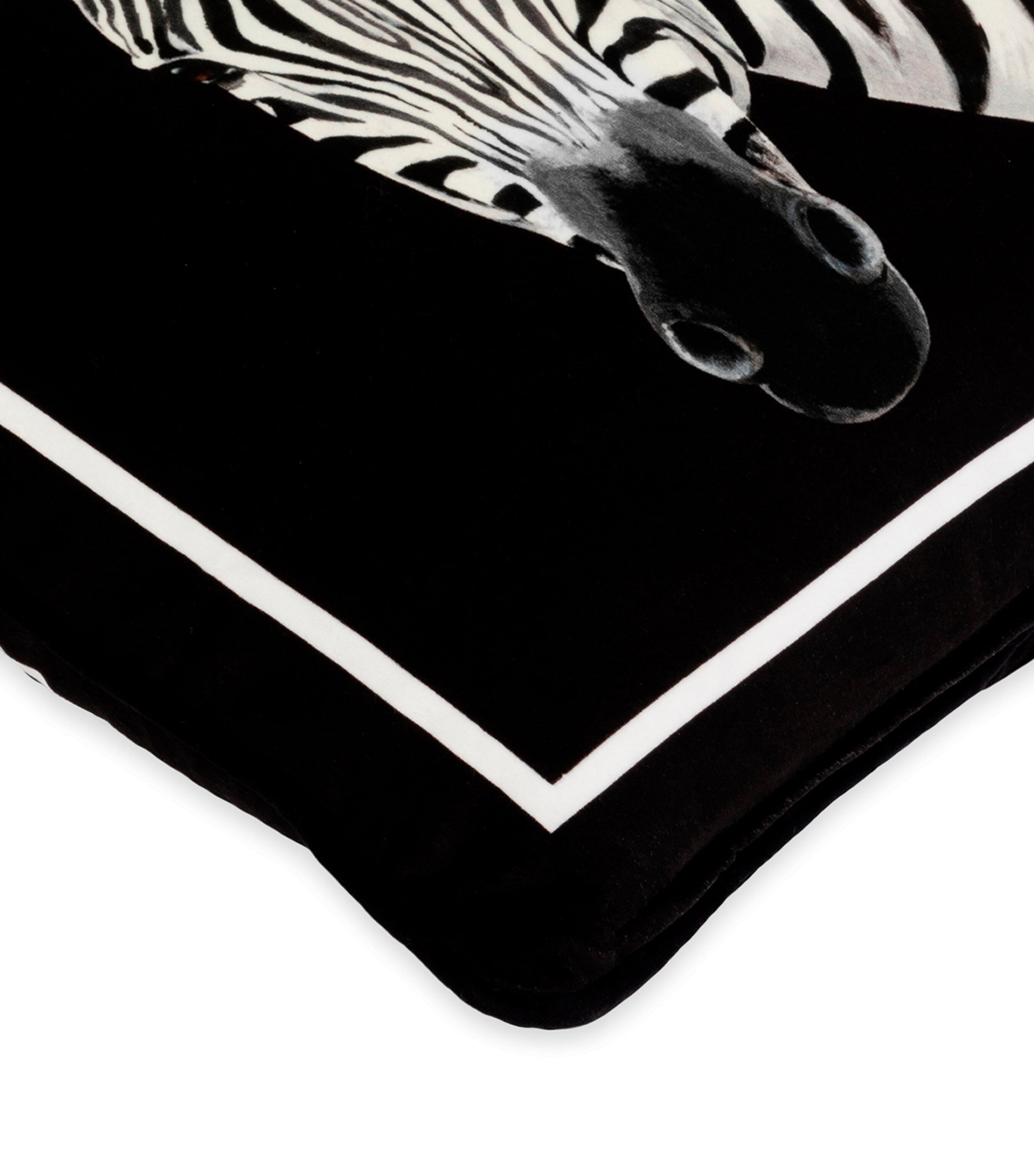 Dolce&Gabbana Casa cotton zebra cushion 45cm x 45cm - British product