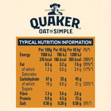 Quaker Oat So Simple Big Bowl Golden Syrup Porridge Sachets Cereal   6 per pack Food Cupboard M&S   