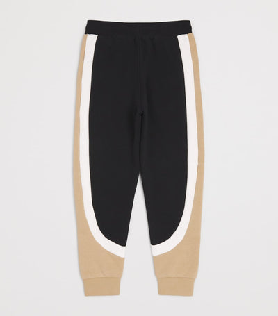 BOSS Kidswear Pantalon de survêtement rayé en mélange de coton pour enfant 4-16 ans