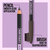 Maybelline Brow Shaping Pencil 04 Medium Brown, imported from the UK