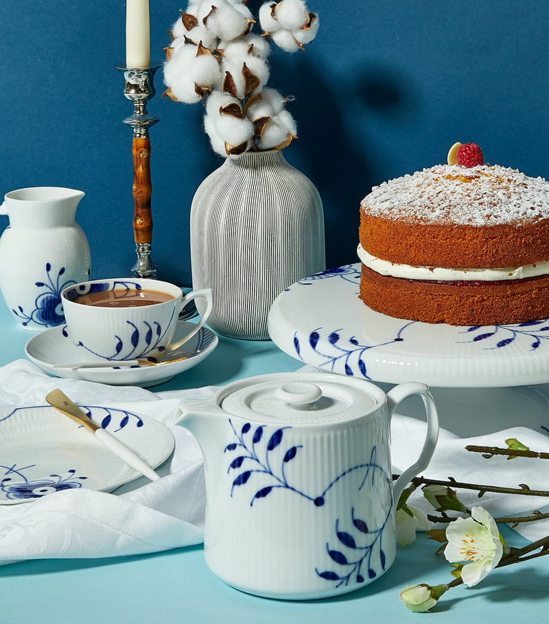 Royal Copenhagen Blue Fluted Mega Teapot (British brand)