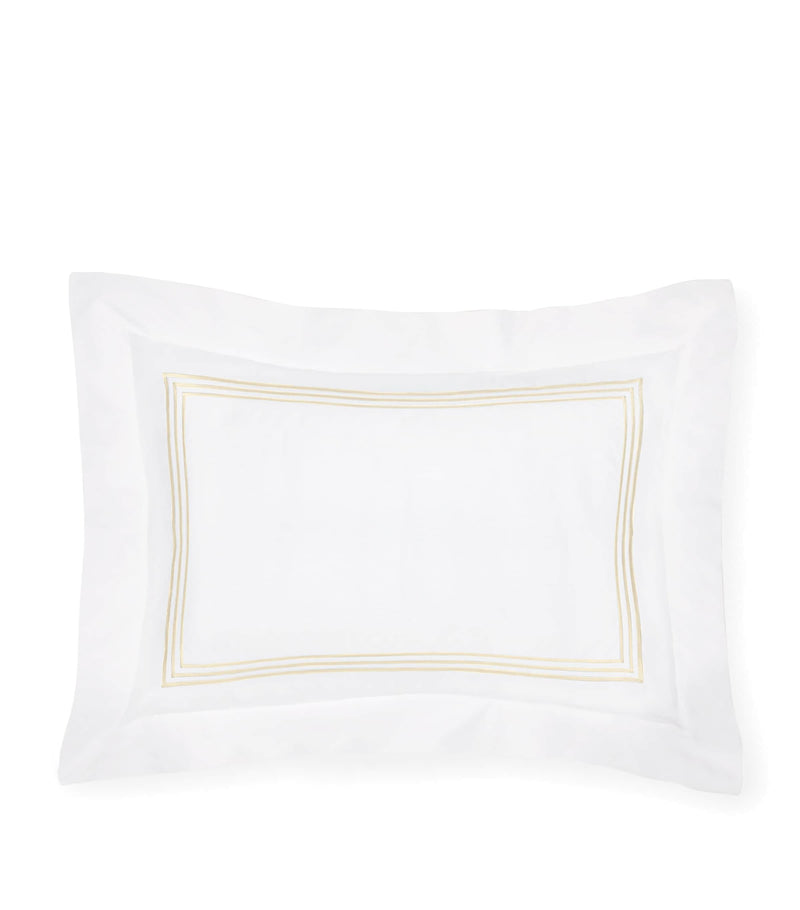 Pratesi Tre Righ King Pillowcase 50cm x 90cm, imported from the UK