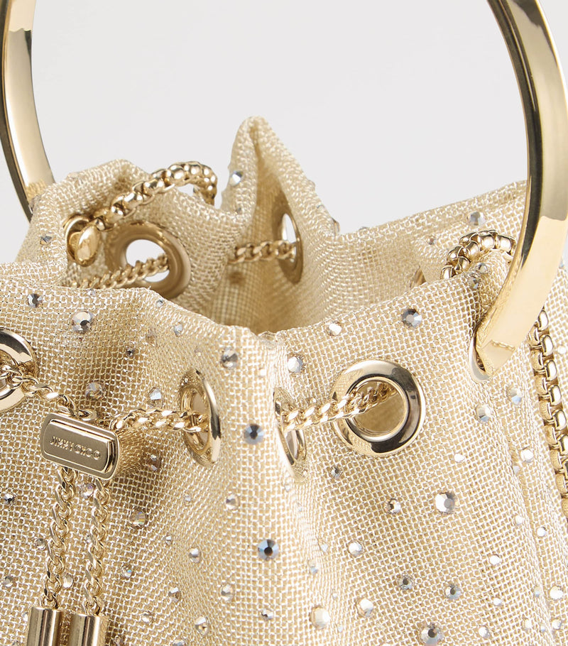 Jimmy Choo metallic mesh Bon Bon handbag, imported from the UK
