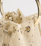 Jimmy Choo metallic mesh Bon Bon handbag, imported from the UK