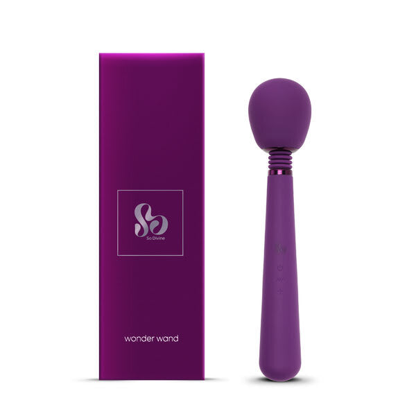 So Divine rechargeable Wonder Wand Purple (British brand)