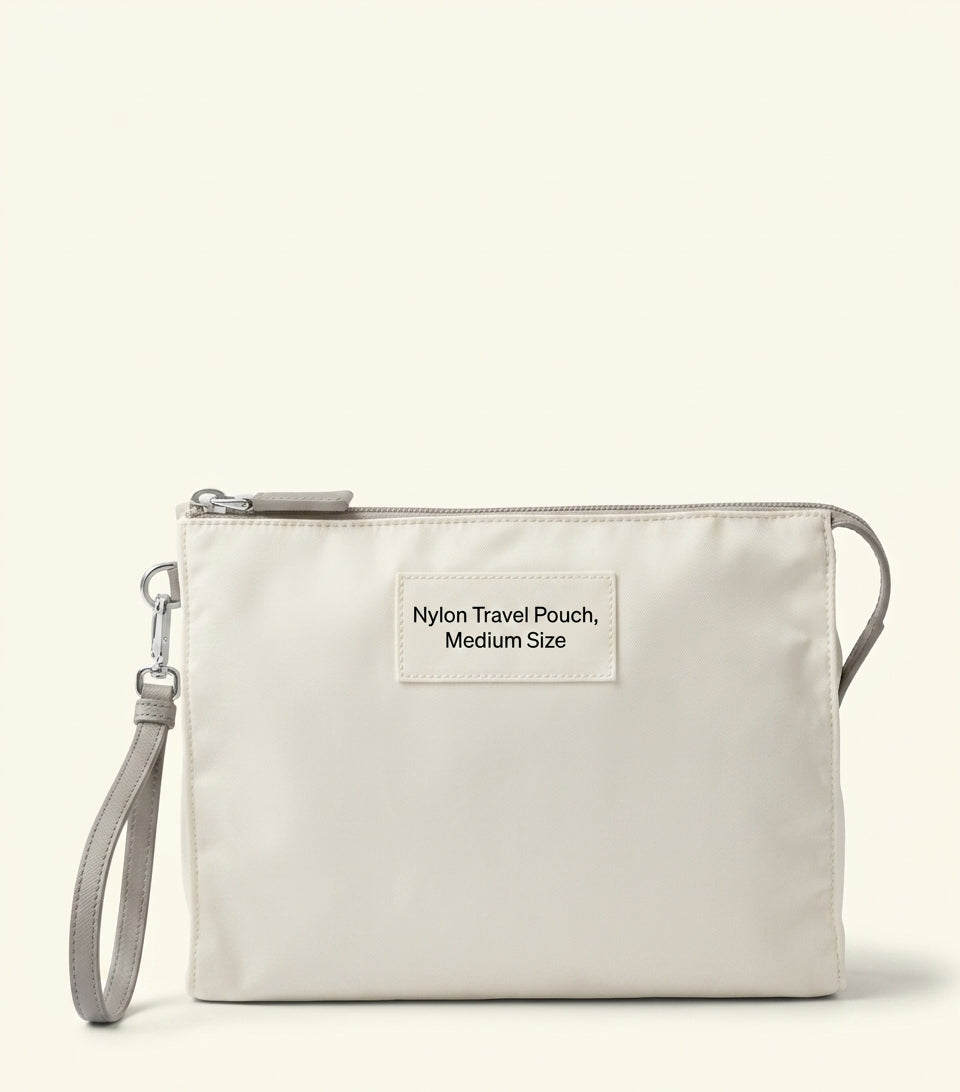 Prada Re-Nylon leather pouch small travel accessory (British brand)