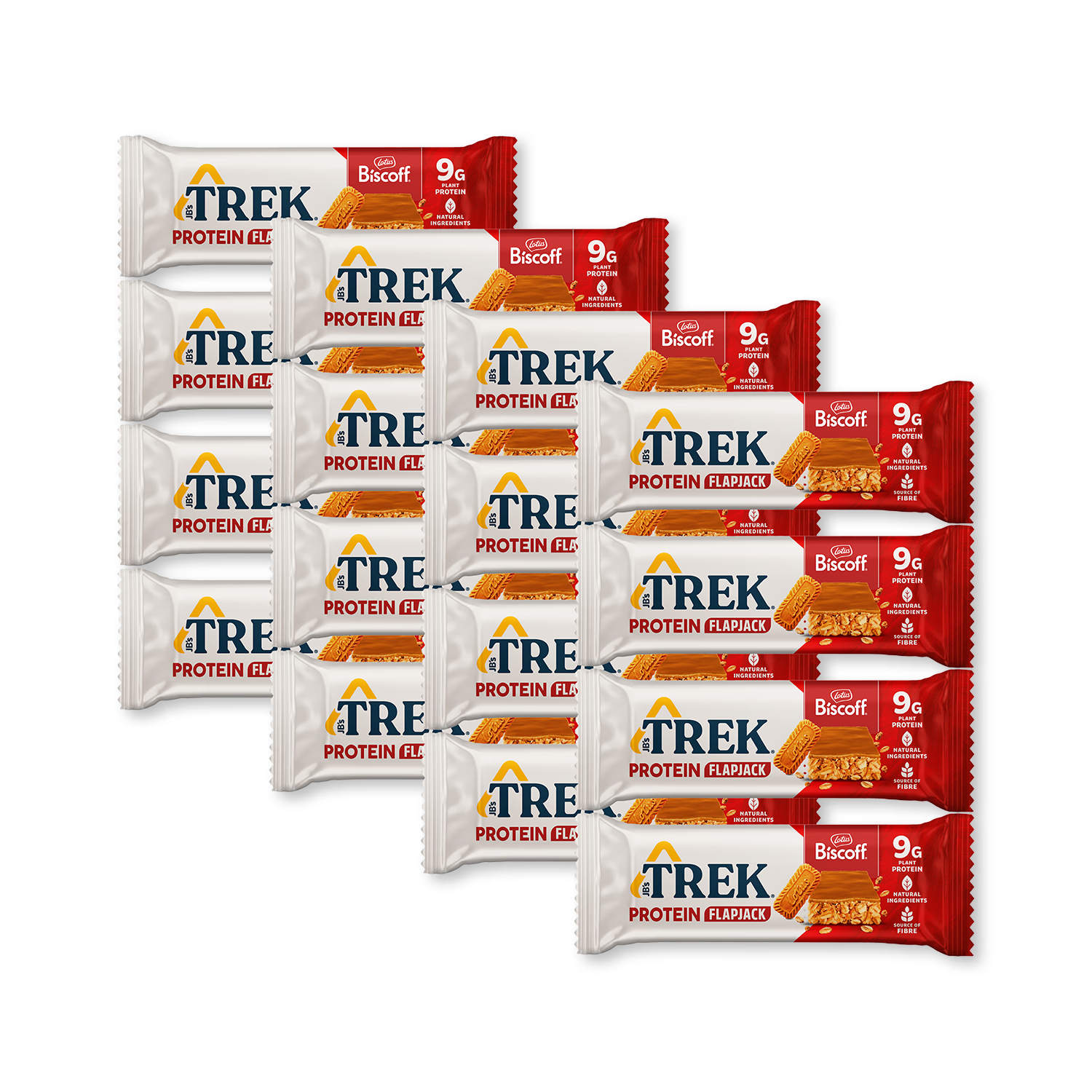 Trek Biscoff protein flapjack 16x50g, UK version
