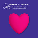 So Divine rechargeable couple's heart vibrator (British brand)