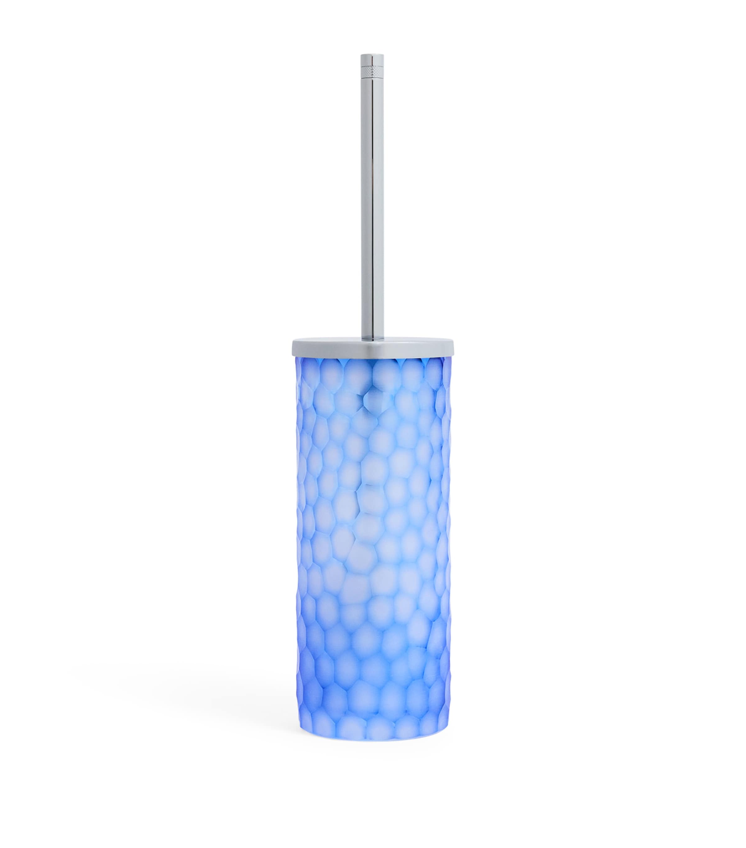 ZODIAC Crystal Ocean Honeycomb toilet brush holder (British brand)