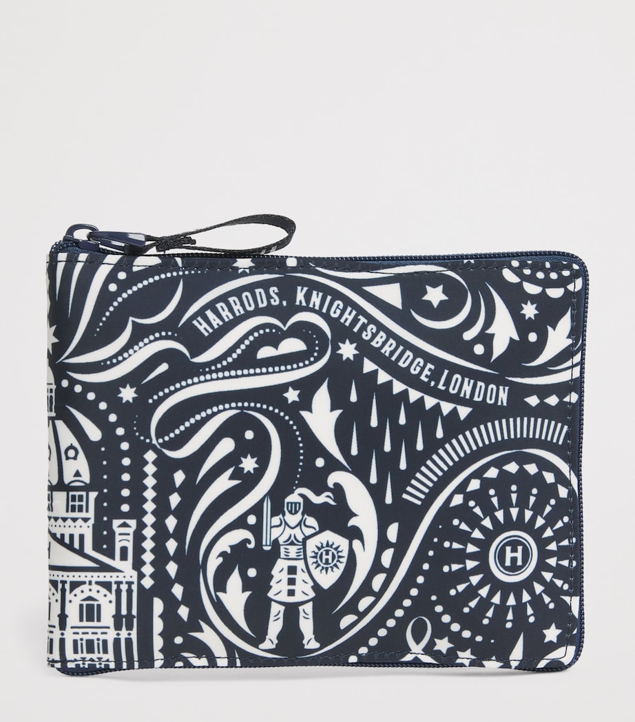 Harrods Pocket Shopper Bag with zip fastening, imported from the UK
