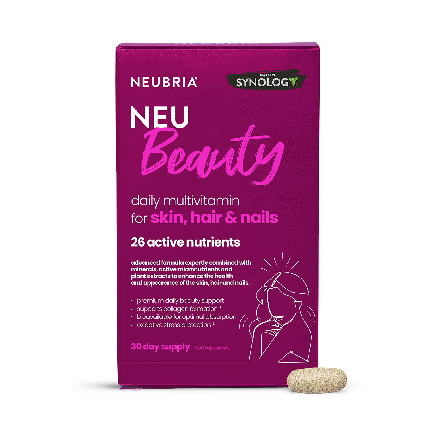 Neubria Neu Beauty multivitamin 30 tablets, UK version