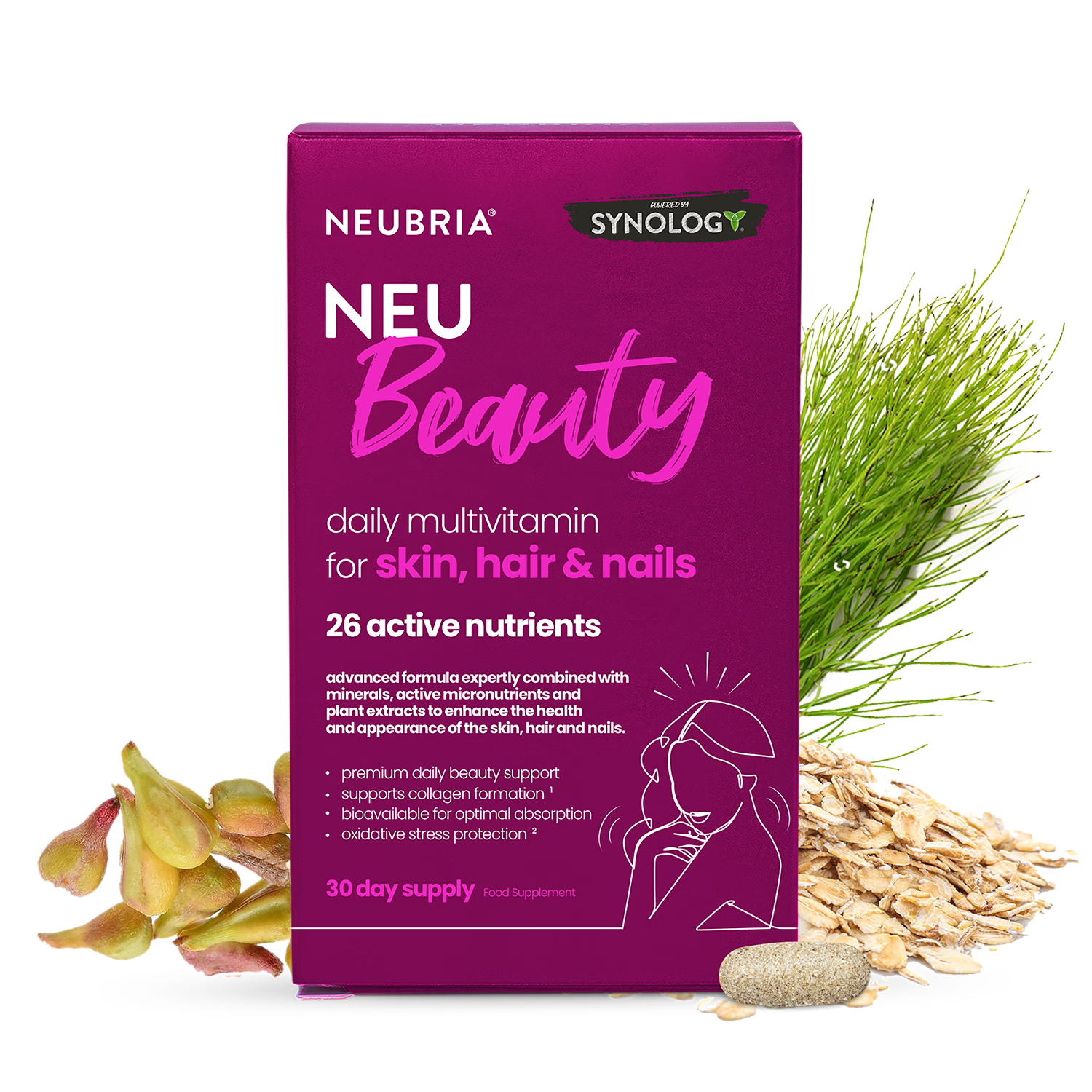 Neubria Neu Beauty multivitamin 30 tablets, UK version