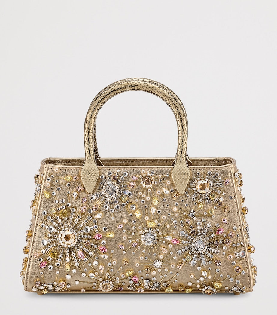 Bvlgari Serpentine Duette bag gold Nappa leather with beading, UK version