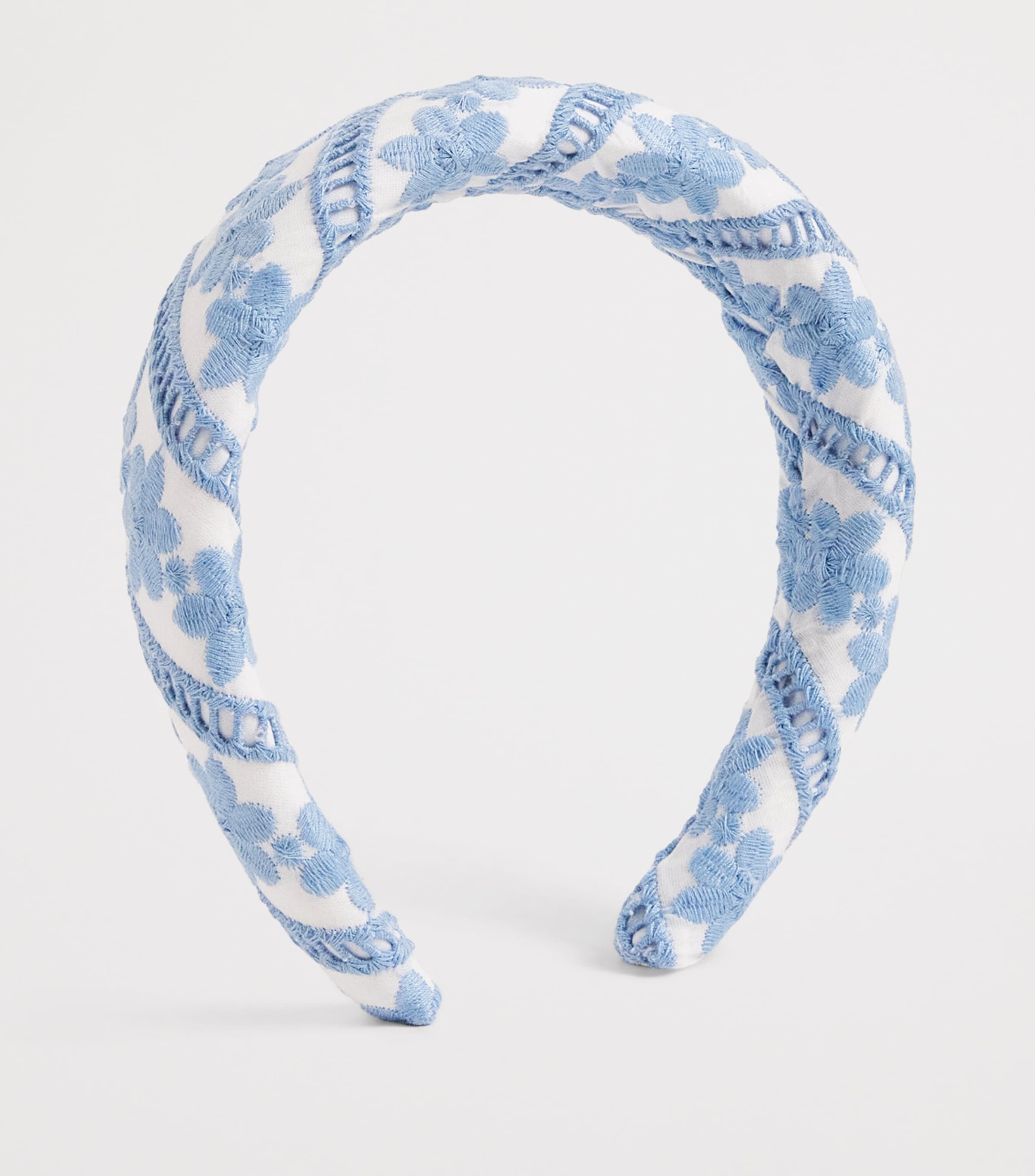 MARLO Odessa headband for girls with embroidered florals - British product