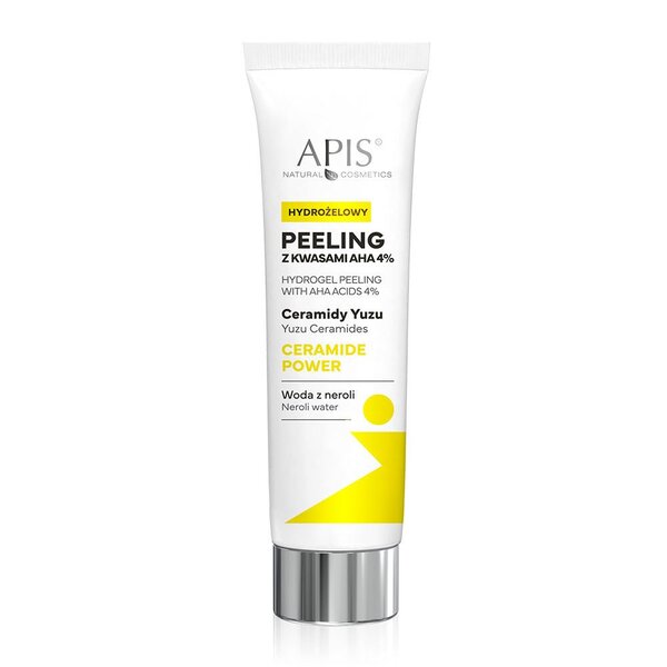 APIS Ceramide Hydrogel Peeling with AHA acids 4% 100ml, imported from the UK