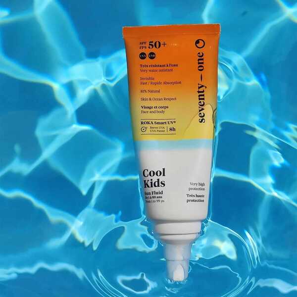 SeventyOne Percent Cool Kids SPF50+ sunscreen 100ml (British brand)