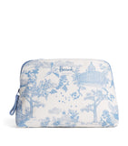 Harrods toile half moon cosmetic bag, UK version