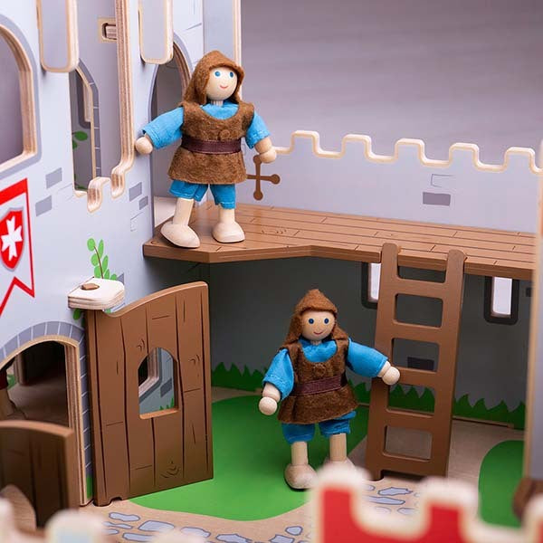 Bigjigs Toys Wooden King George's Castle Playset GOODS Superdrug   