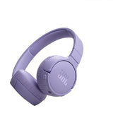 JBL Tune 670NC wireless headphones in purple - British product