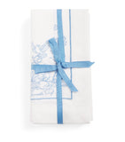 Harrods cotton-linen embroidered napkins set of 4, UK version